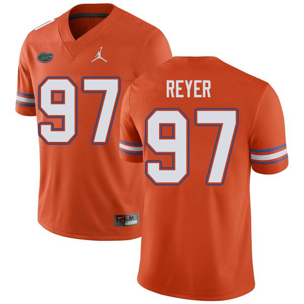 Jordan Brand Men #97 Theodore Reyer Florida Gators College Football Jerseys Sale-Orange